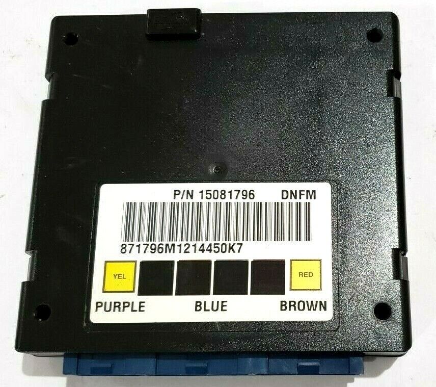 ✅ 00 02 Tahoe Yukon BCM Programmed to VIN 15081796 Body Control Module 2000-2002