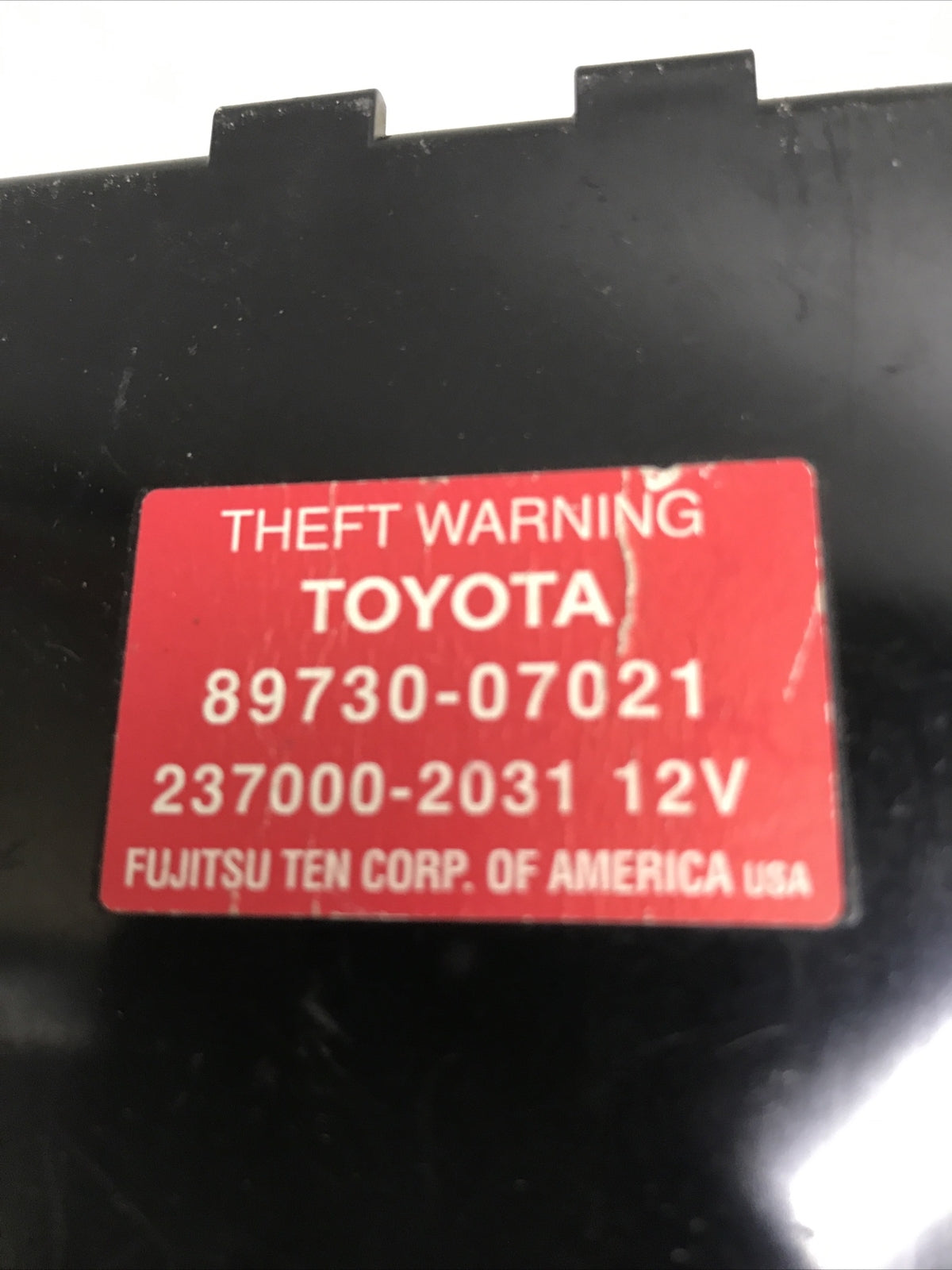 ✅ 2000-2004 Toyota Avalon Anti Theft Warning Locking Control Module 89730-07021