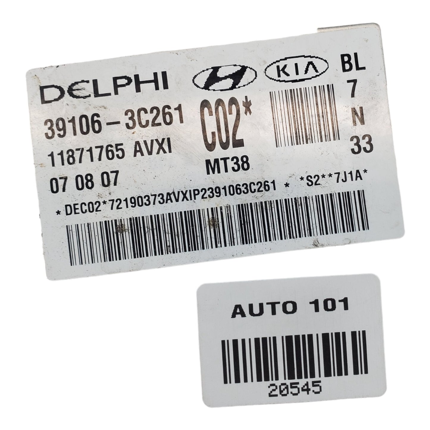 ✅07-09 Kia Sorento 39106-3C261 Computer Brain Engine Control ECU ECM PCM Module