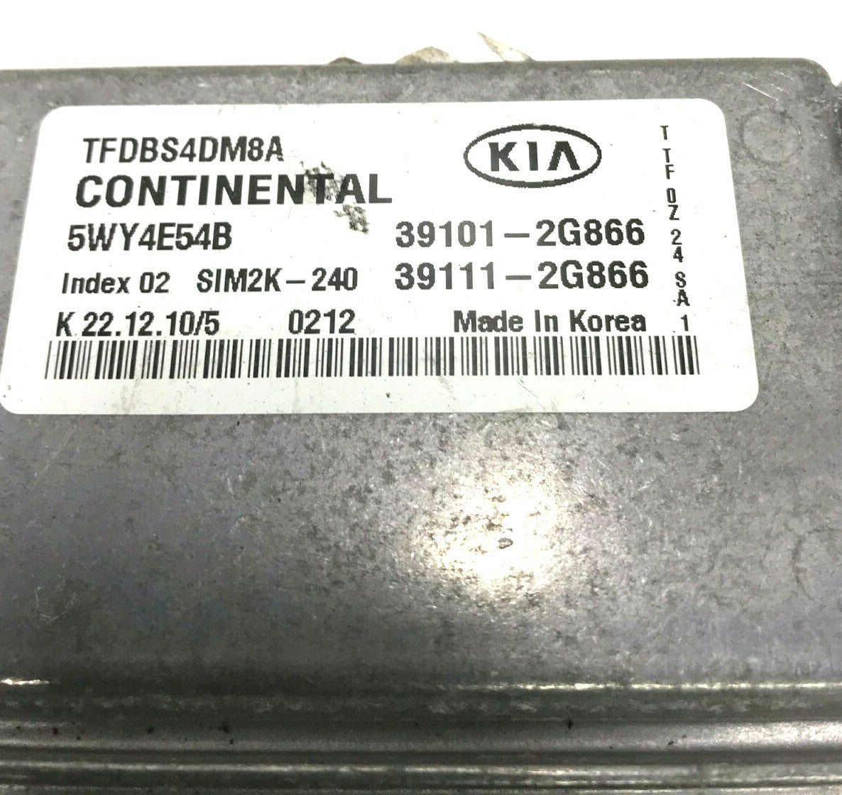 ✅ 11-13 Kia Optima Engine Control Module ECM Computer 39101-2G866