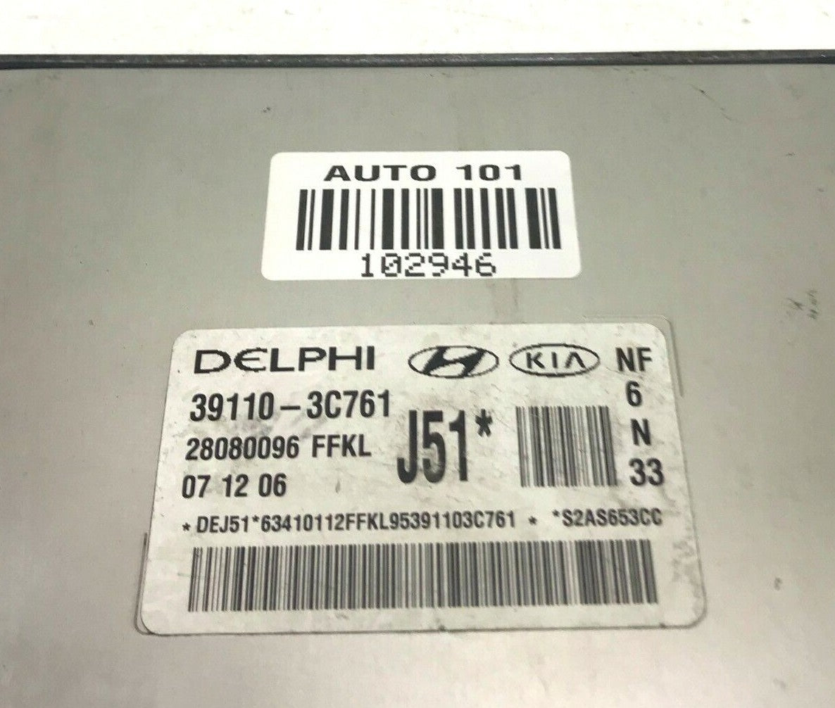 ✅06-08 Hyundai Sonata 3.3L Engine Control Unit ECU 391103C760 / 391103C761 OEM