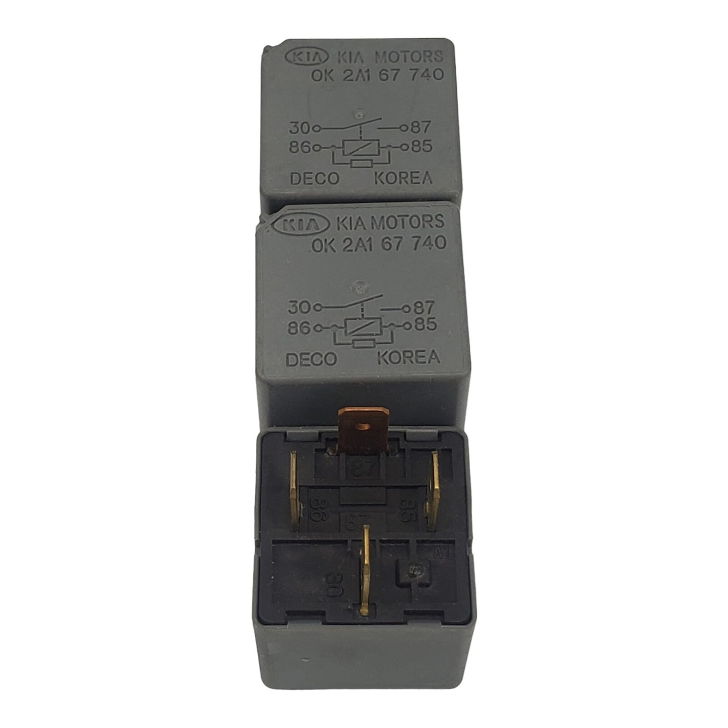 ✅ LOT OF 3 DECO KIA 4 PIN Relay 0K 2A1 67 740 OEM