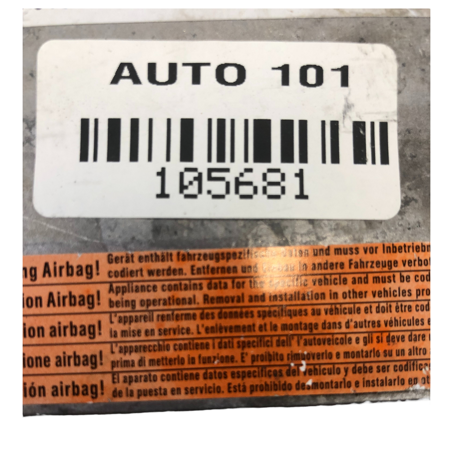 2008 AUDI A4 S4 B7 QUATTRO Airbag SRS Control Module UNIT 8E0959655M OEM