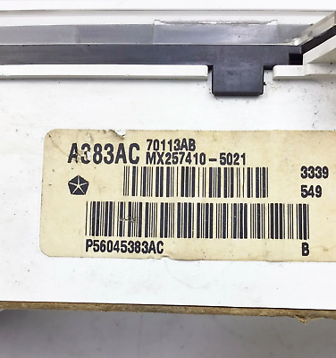 01-03 Dodge Durango Speedometer Instrument Cluster P56045383AC