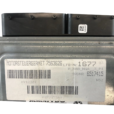 06-07 BMW 325I E90 3.0L Engine Control Module ECM Computer 7 561 684