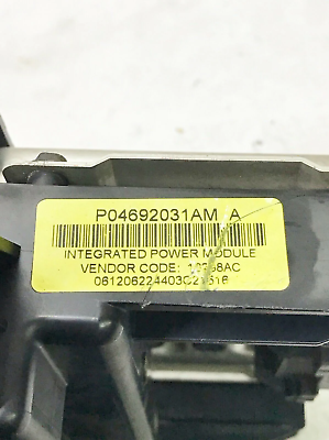06-07 Dodge Charger Integrated Power Fuse Box Relay Module 04692031AM