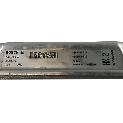 02-04 VOLVO 80 SERIES Engine Control Module ECM Computer 08675155 A