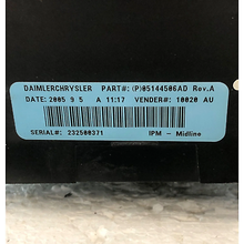 03 05 Dodge Caravan Power Module Fuse Box Relay Control Unit 05144506AD