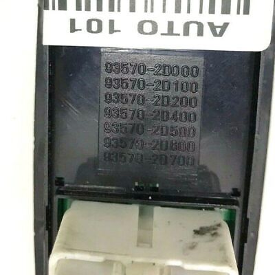 01-06 Hyundai Elantra Driver Left Master Window Control Switch 93570-2D000