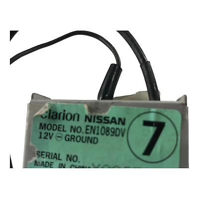 02-04 Infinit I35 Clarion AM FM Radio Control Module Signal Wire Wiring cable