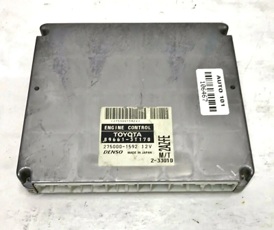 02 Toyota Camry 4CYL Engine Control Module ECM Computer 89661-3T170