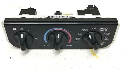 02 Ford Expedition AC Heater Temperature Climate Control Unit PNL LGT LGTB