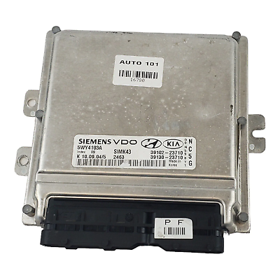 05-06 HYUNDAI TIBURON 39102-23710 ECU ECM COMPUTER BRAIN ENGINE CONTROL MODULE