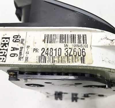 02-03 NISSAN ALTIMA 2.5 M/T Speedometer Gauge Cluster 24810-3Z606 OEM