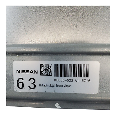 06 Nissan Altima Engine Control Module ECM Computer MEC85-522 A1