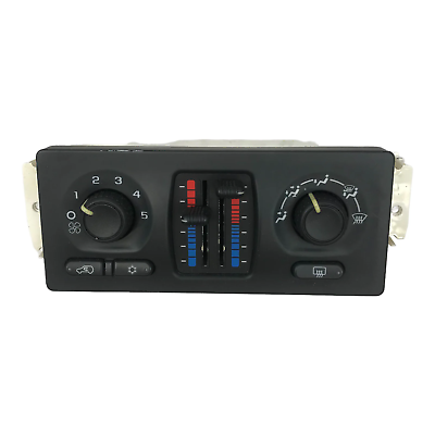 03-09 Trailblazer Dual Zone Heat AC HVAC Control Unit OEM GMC CHEVY 15203181