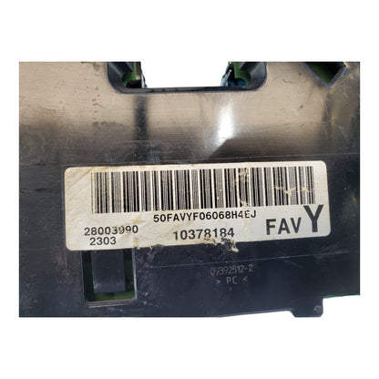Programmed 2003-2007 CHEVROLET EXPRESS USED INSTRUMENT CLUSTER 10378184 GM