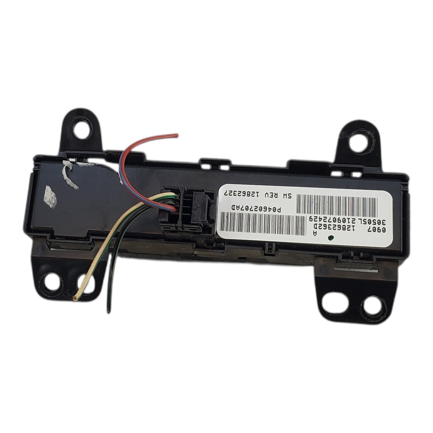 DODGE CALIBER 2007 DASH INTERIOR SEAT LOWER CENTER HAZARD LIGHT SWITCH FABRIC