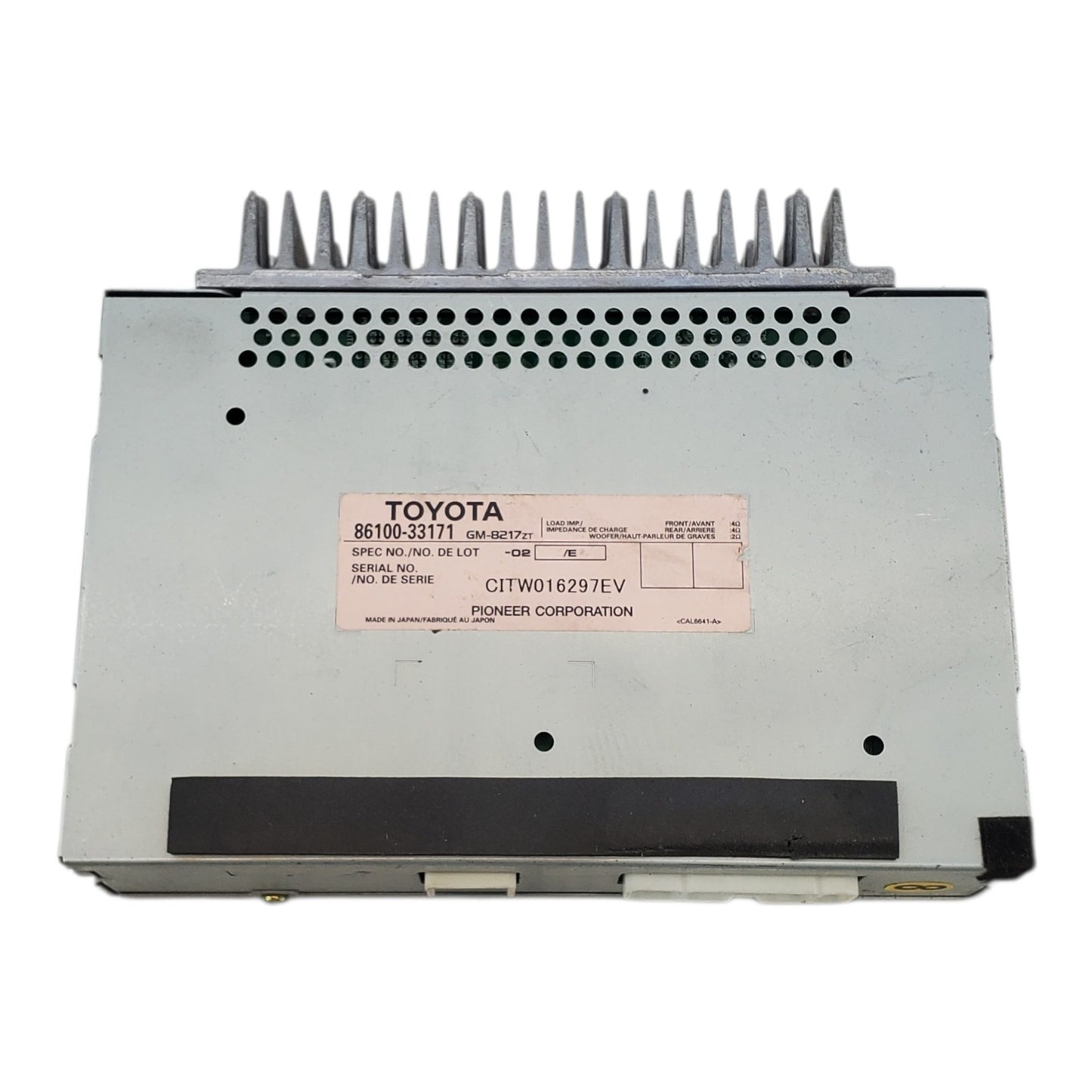 2004 Lexus ES330 Pioneer Stereo Radio Amp Amplifier Audio 86100-33171