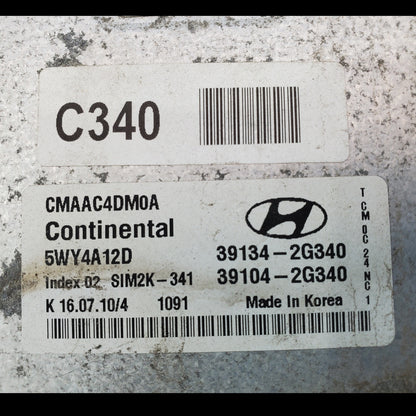 ENGINE COMPUTER HYUNDAI SANTA FE 2010 2011 2012 39104-2G340 39134-2G340 2.4L OEM
