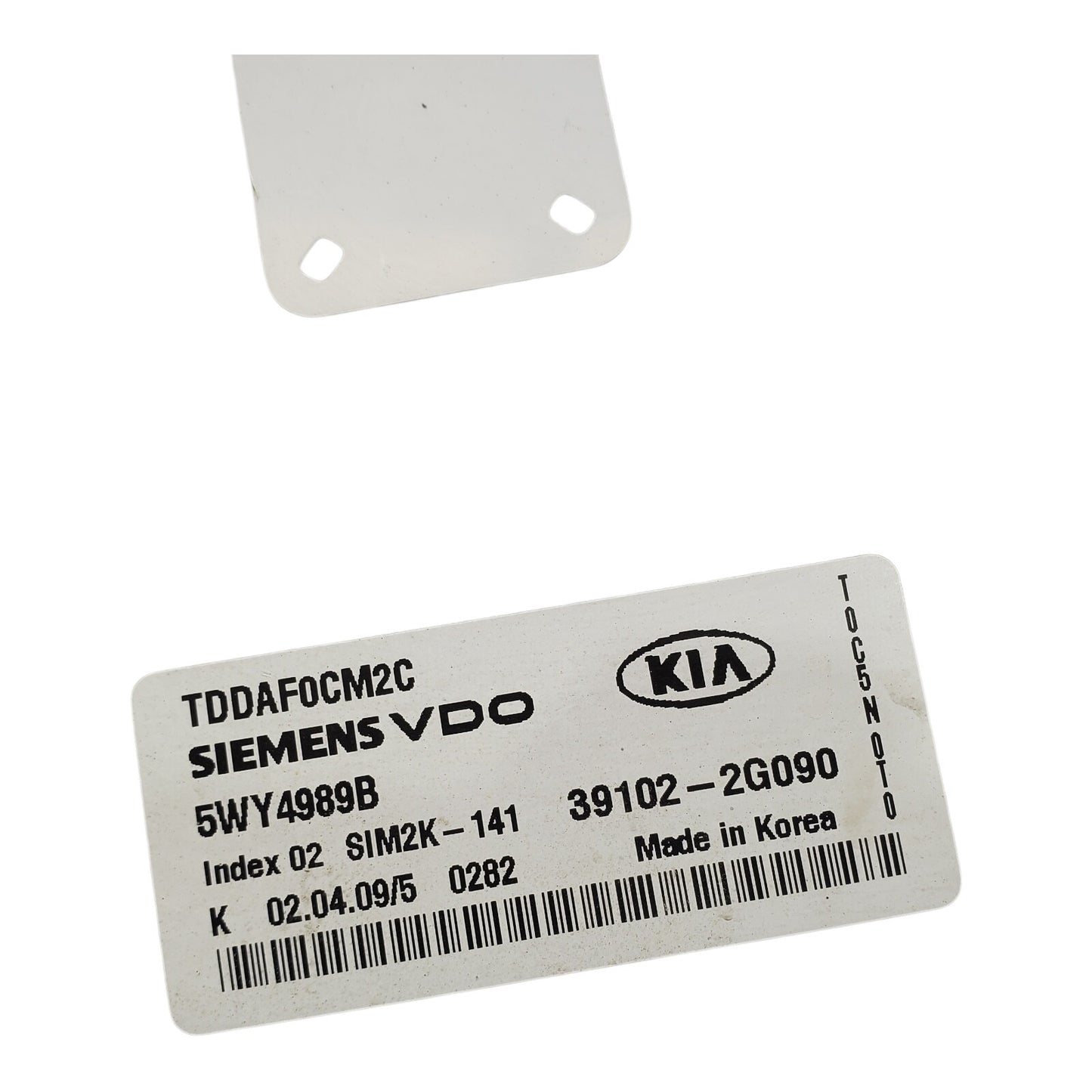 2010 10 KIA FORTE Engine ECM Control Module 2.0L AT 39102-2G090 391022G090