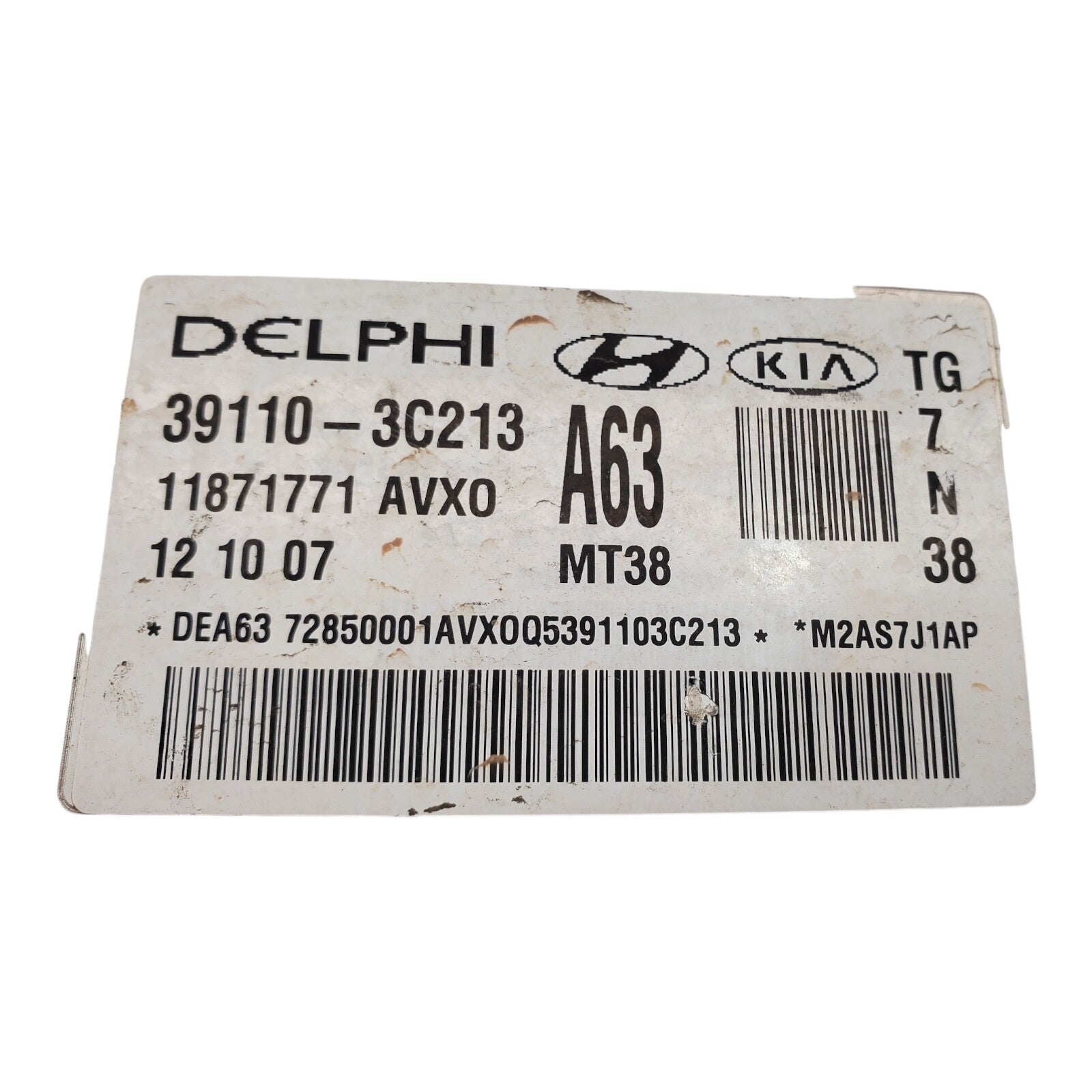 06-10 Hyundai Azera 39110-3C213 Computer Brain Engine Control ECU ECM EBX Module
