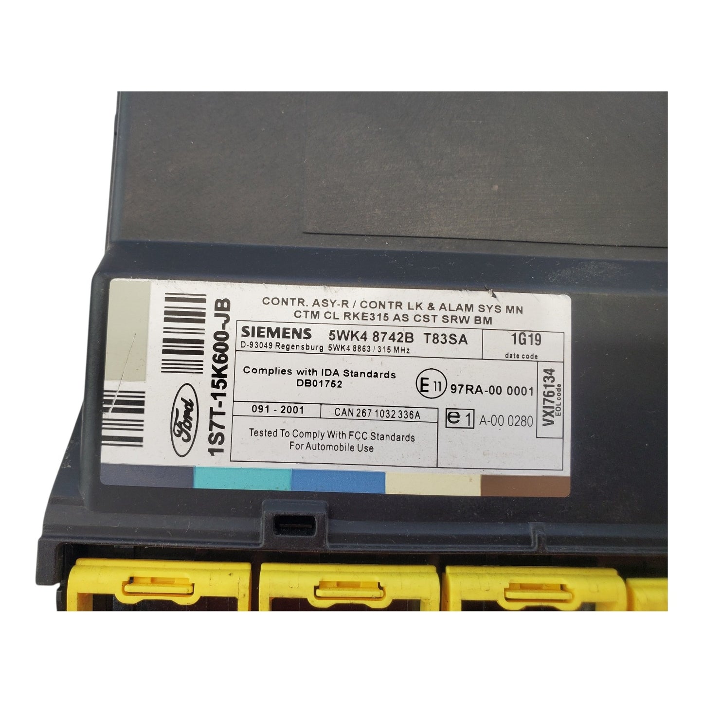 01-07 Ford Focus Multifunction Module W/Power Locks 3 Door 5 Door 1S7T-15K600-JB