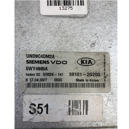 ✅ 09-12 Kia Rondo Engine Control Module ECM Computer 39101-2G200