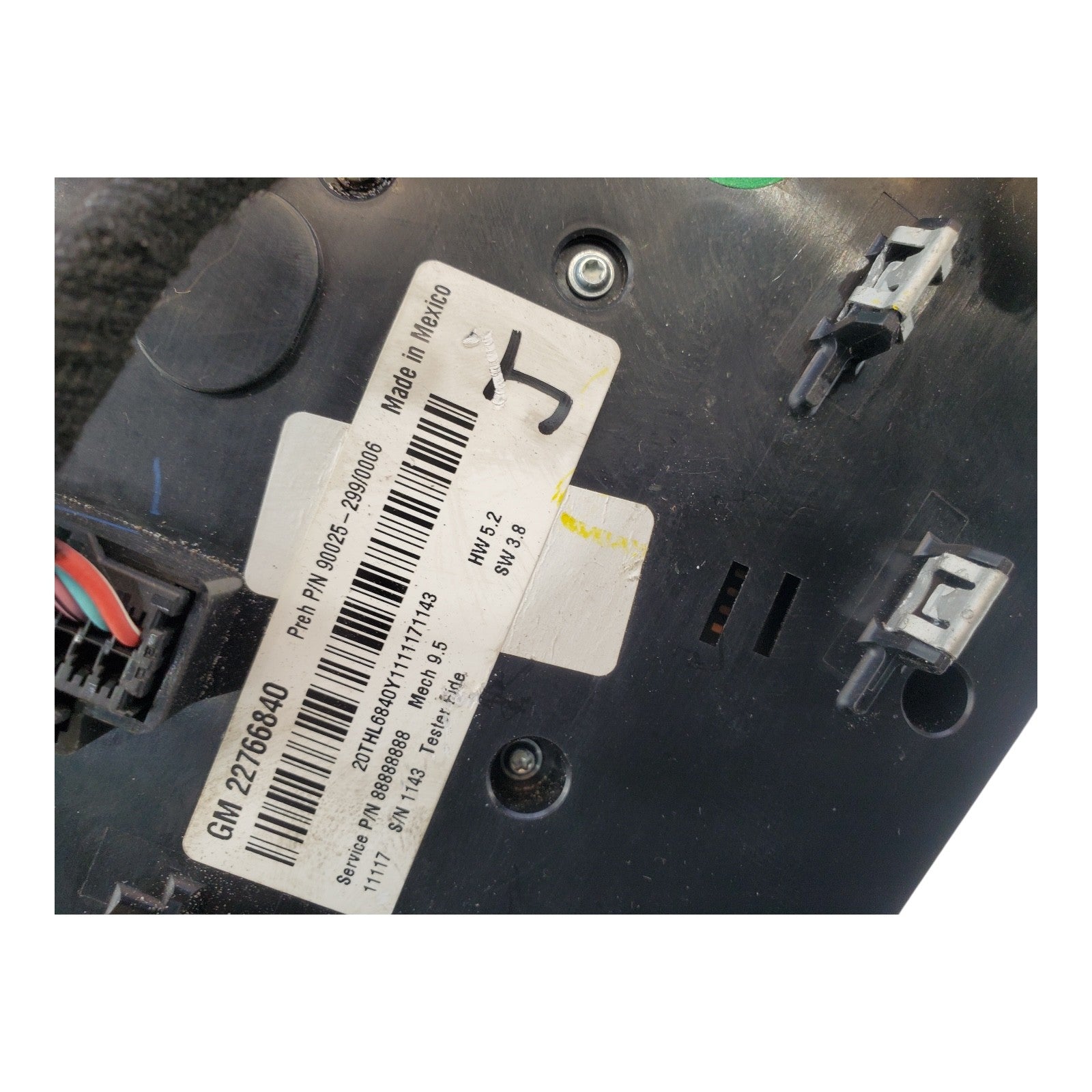 OEM 2011 GMC Terrain 2.4L INFO INFORMATION DISPLAY SCREEN CLIMATE CONTROL