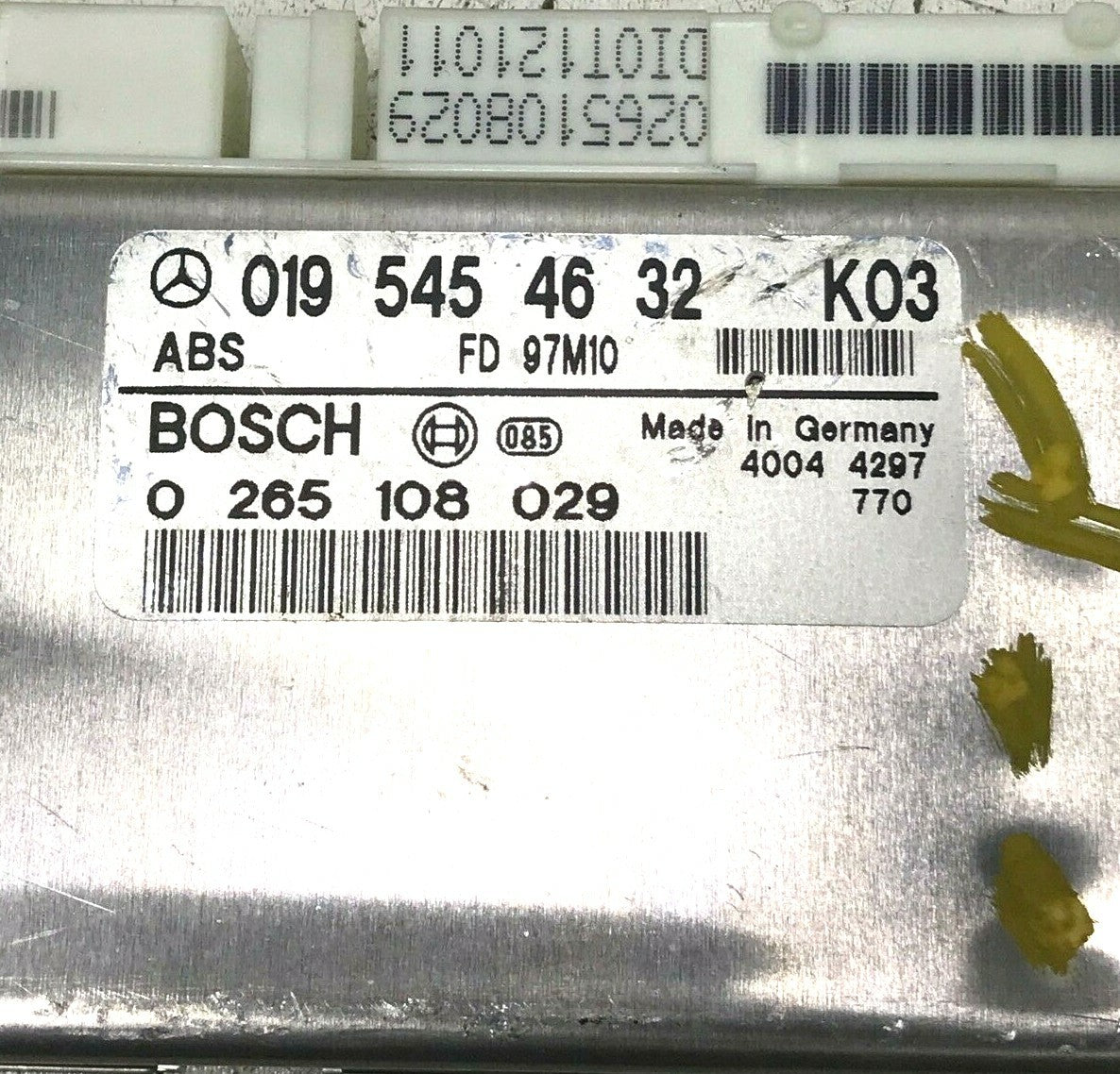 ✅ 97 MERCEDES C-CLASS Chassis ABS Control Module 019 545 46 32 0195454632