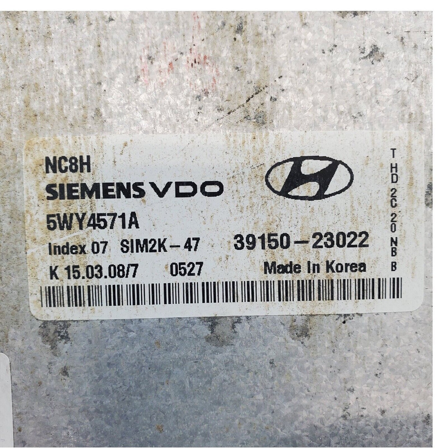 07 - 10 Hyundai Elantra 2.0L ECM Engine Control Module 39150-23022