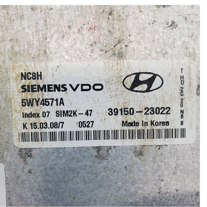 07 - 10 Hyundai Elantra 2.0L ECM Engine Control Module 39150-23022