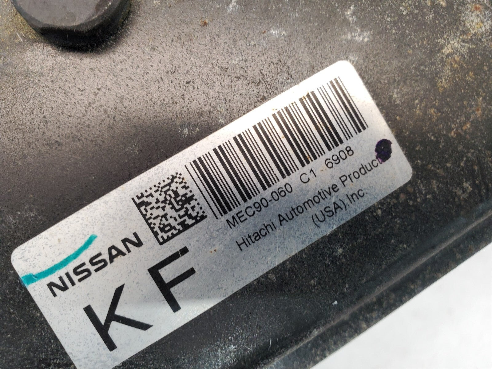 07 Nissan Sentra Computer Brain Engine Control ECU ECM EBX Module MEC90-060 C1 