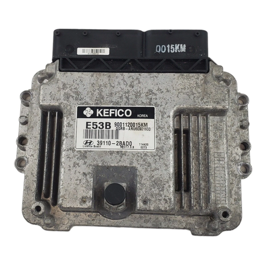 11-14 Hyundai Accent Computer Brain Engine Control ECU ECM EBX Module 391102BAD0