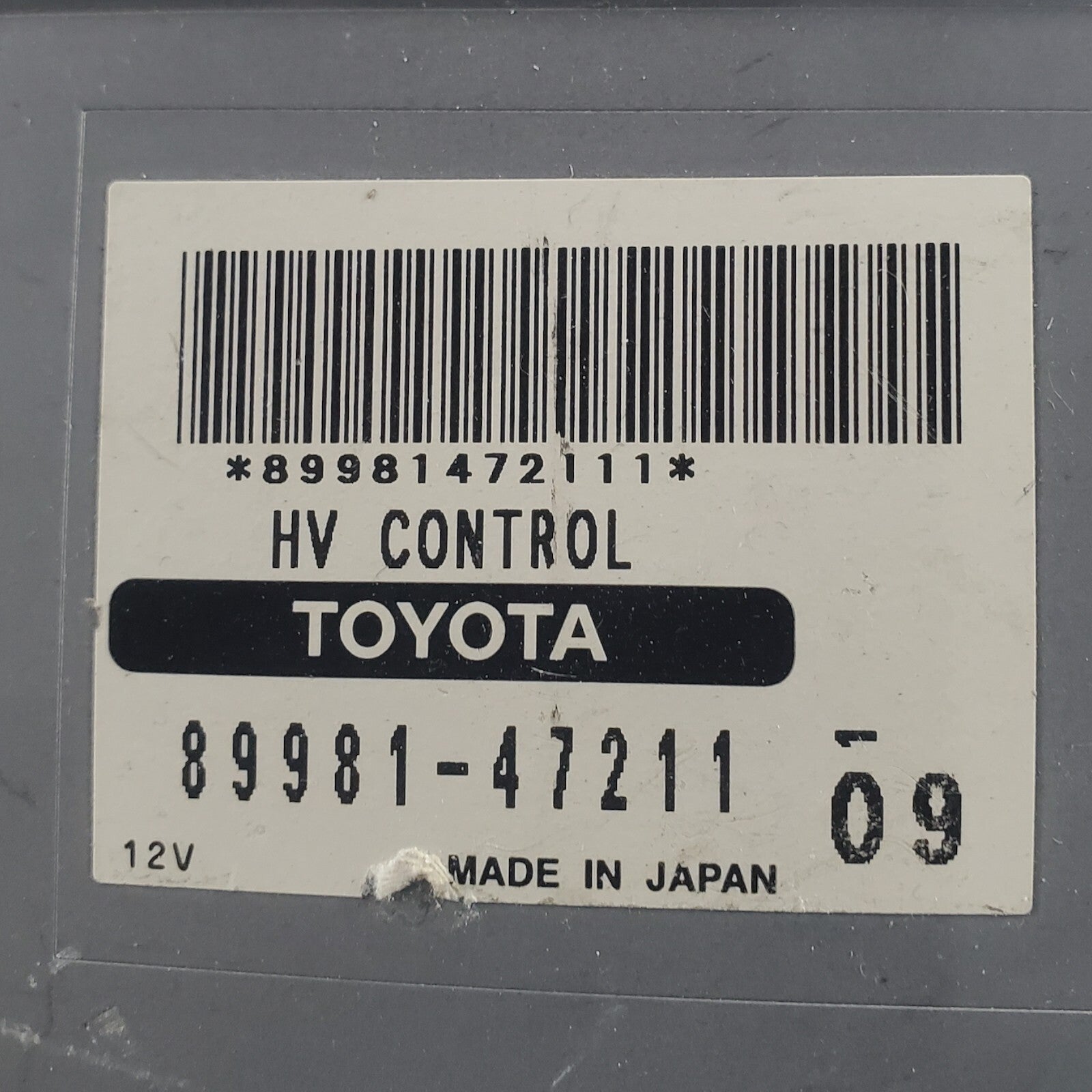 2004 - 2009 Toyota Prius Hybrid HV Control Module OEM 89981-47211