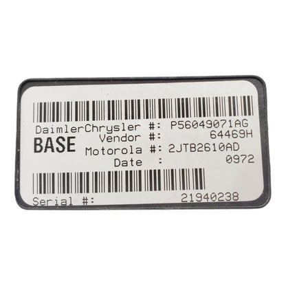 P56049071AG     Dodge Dakota Body Control Module BCM CTM 2002 2003