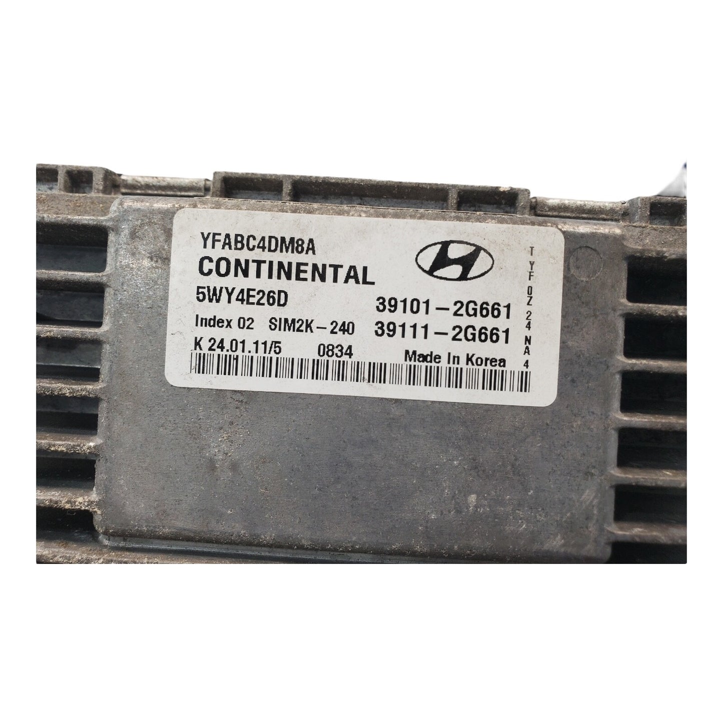 11-14 Hyundai Sonata 39111-2G661 Computer Brain Engine Control ECU ECM ModuleOpe