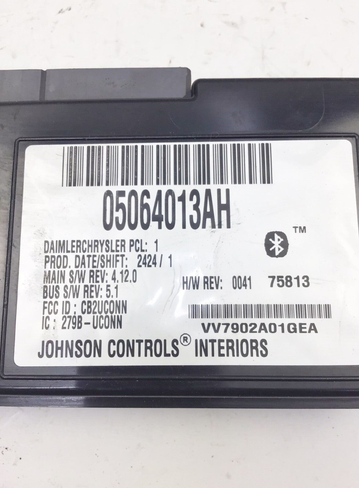 06-07 COMMANDER/DAKOTA/PT CRUISER TELEMATICS BLUETOOTH CONTROL MODULE 05064013AH