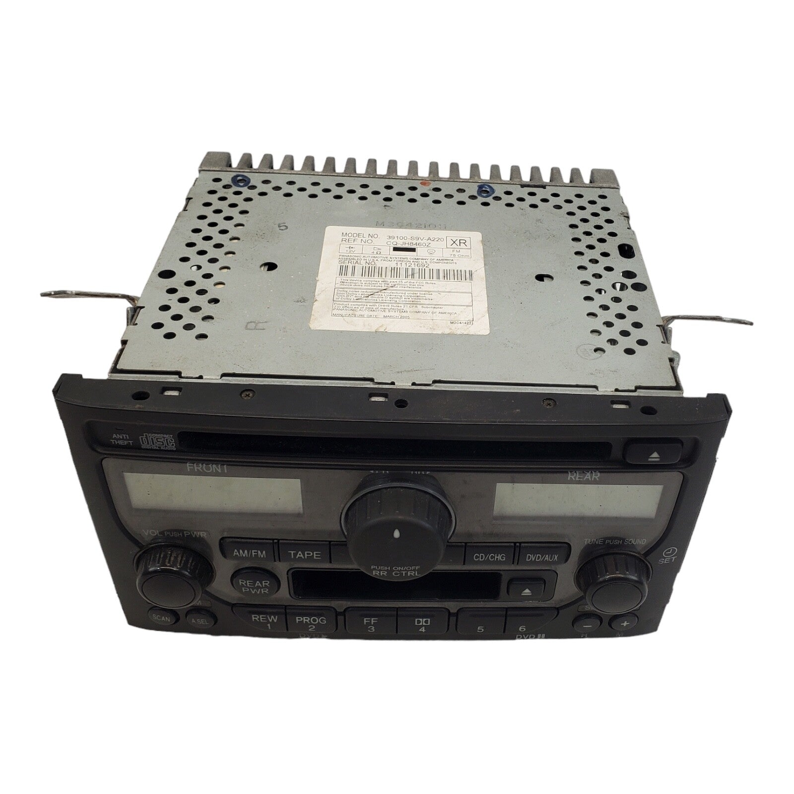03 04 05 Honda Pilot Audio Equipment Radio AM-FM-CD-Cassette 39100-S9V-A220