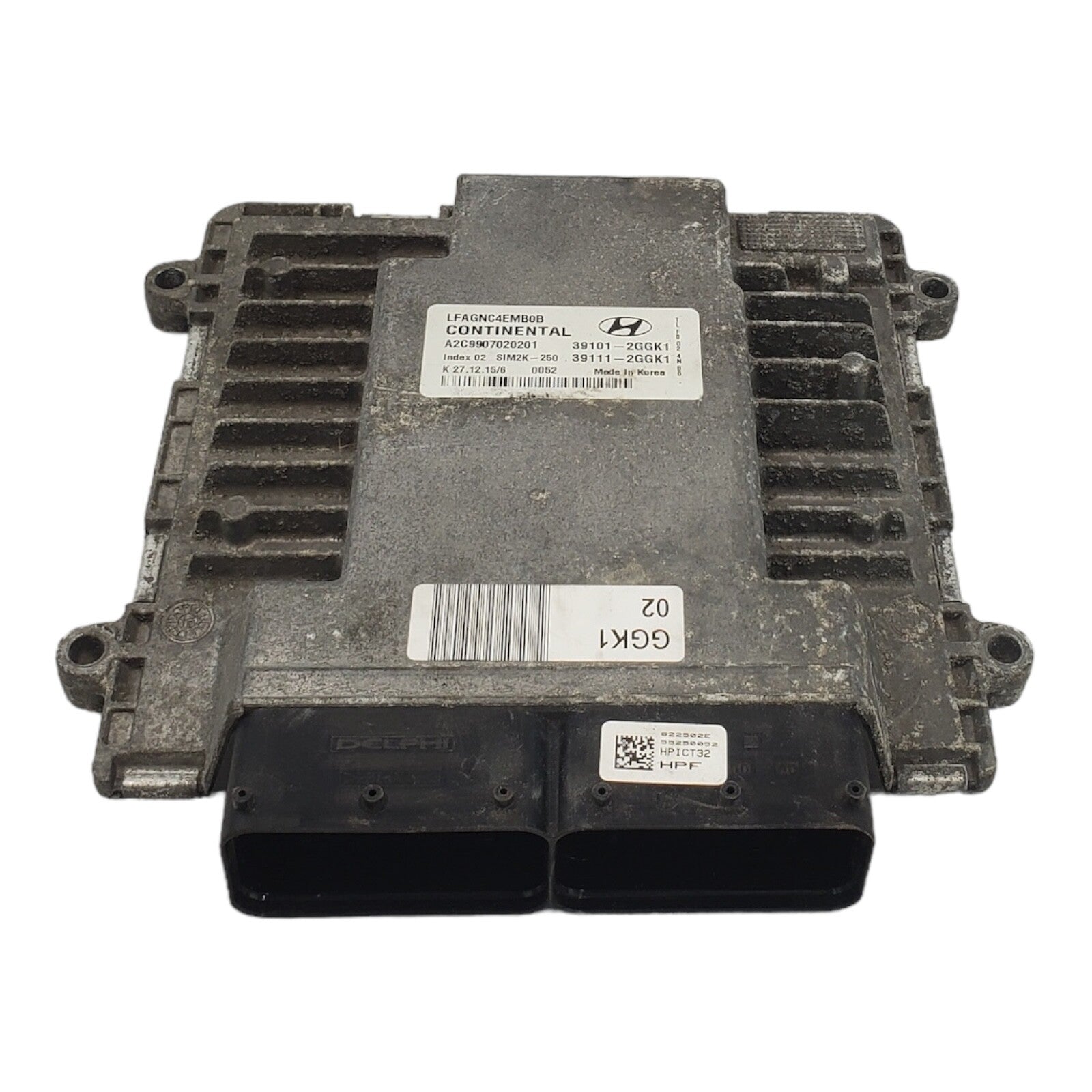 15 HYUNDAI SONATA ENGINE CONTROL MODULE ECM 39101-2GGK1 OEM
