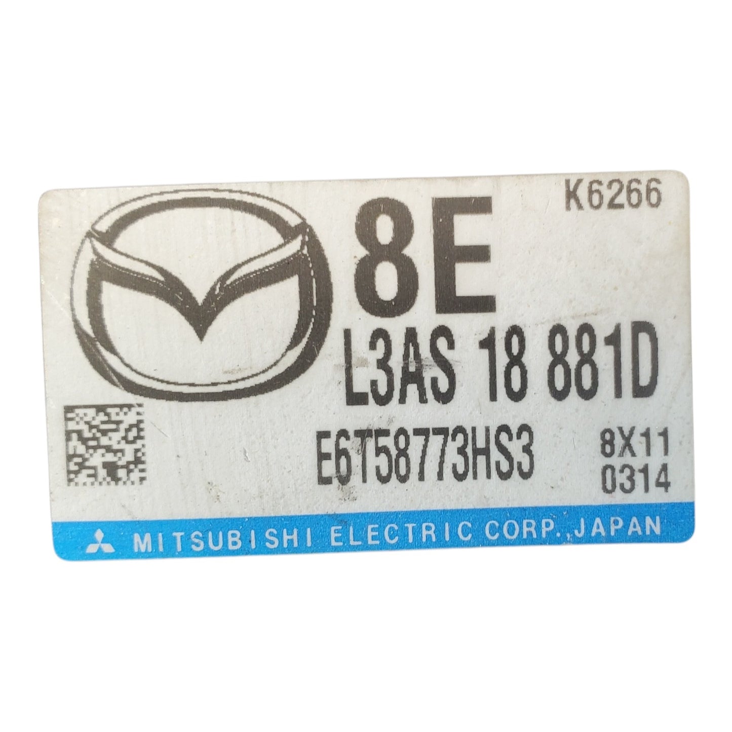 Engine ECM Control Module 2.3L Fits 08-09 MAZDA 3 L3AS 18 881D L3AS18881D