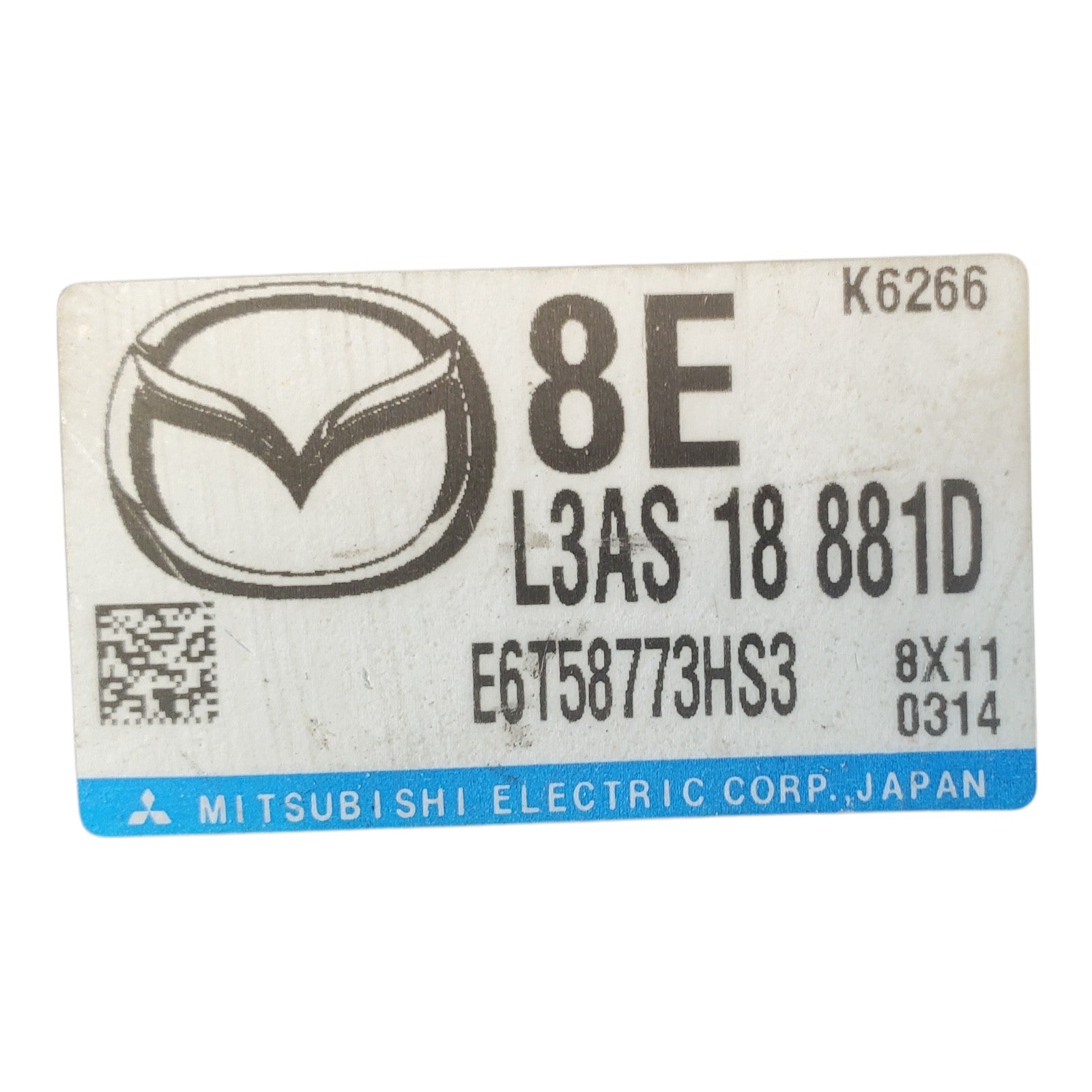 Engine ECM Control Module 2.3L Fits 08-09 MAZDA 3 L3AS 18 881D L3AS18881D