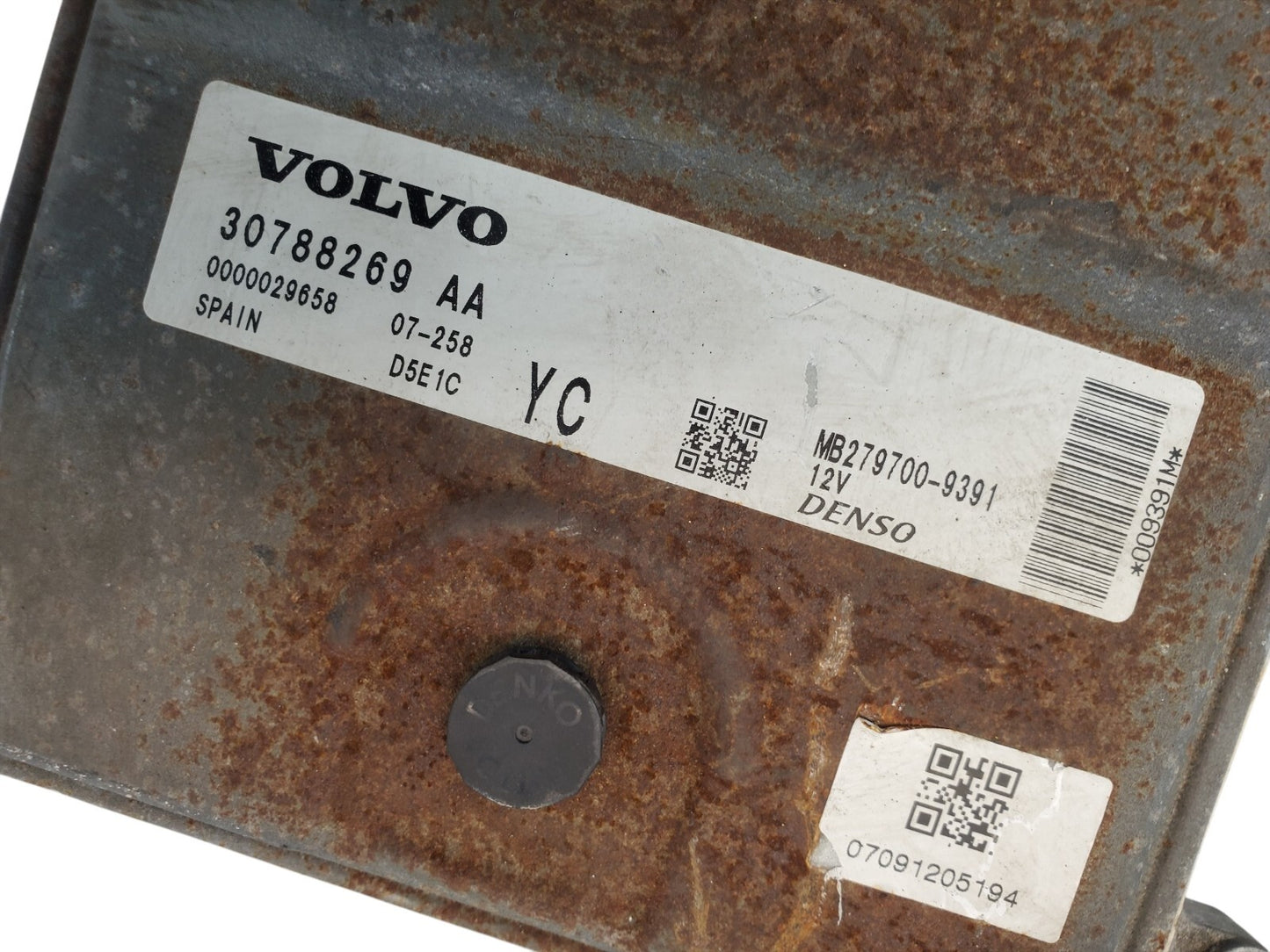 08-09 Volvo V70 Engine Computer Ecu Pcm Ecm Pcu Oem 30788269 Aa
