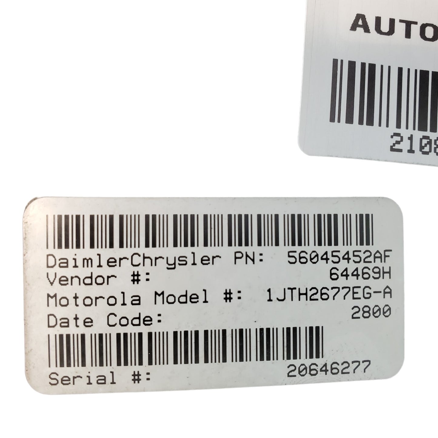 ✅2001 Dodge Dakota Central Timing Module Alarm CTM BCM 56045452AF