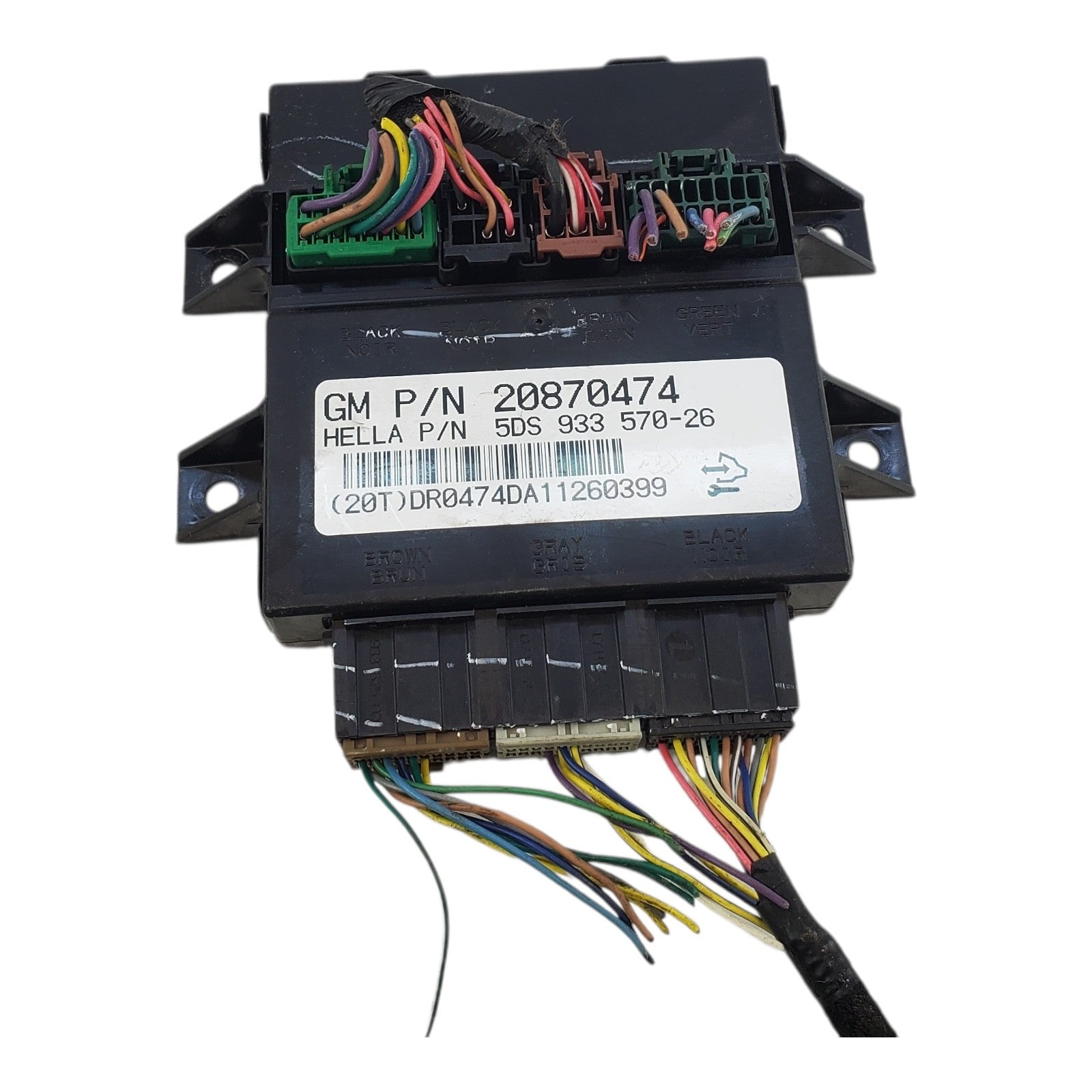 07 - 14 Chevrolet GMC Cadillac Seat Control Module Front Left LH 20870474 OEM