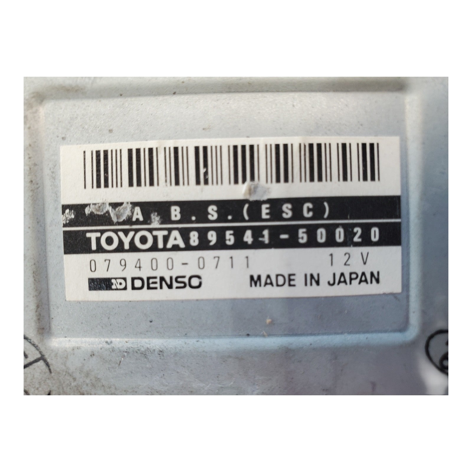 ABS CONTROL MODULE LEXUS LS400 1990 1991 1992 89541-50020 OEM