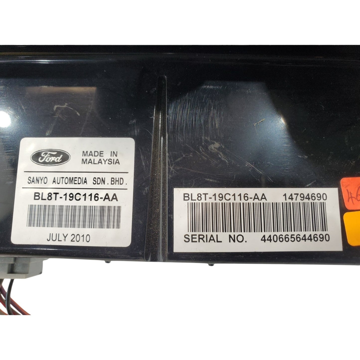 10-12 Ford Escape Mariner Info Information Radio Display Screen BL8T-19C116-AA