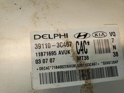 06-09 KIA Sedona Entourage ECU ECM Engine Control Computer Module 39110-3C467