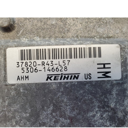 USED OEM 08-10 HONDA ACCORD 37820-R43-L57 ENGINE COMPUTER