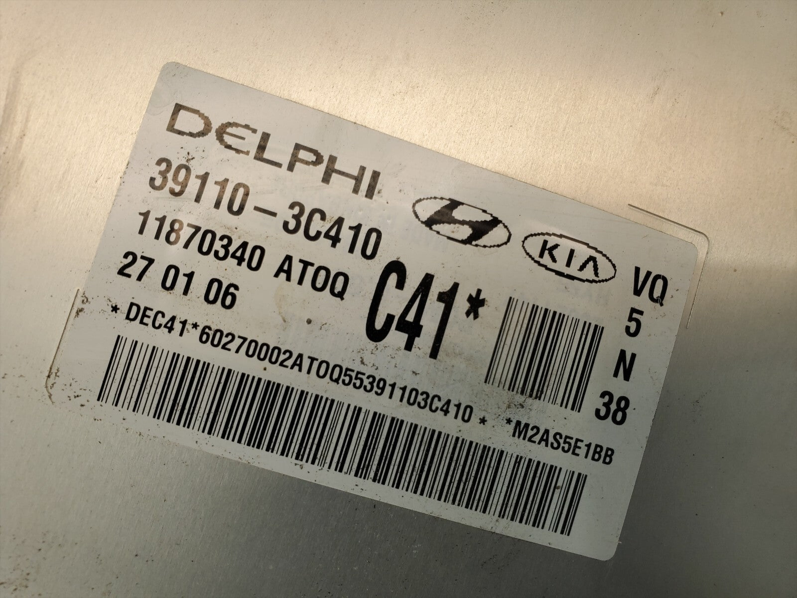 06-09 KIA SEDONA ECM ECU ENGINE CONTROL UNIT 39110-3C410